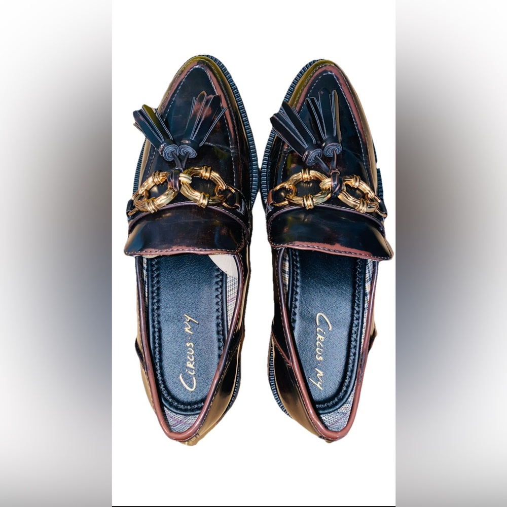 Circus by Sam Edelman Nichola
Chestnut Brush and Gold Slip-On Tassel Loafers - Picture 4 of 8